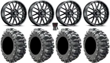 ITP Hurricane 20" Wheels Bk 35" Versa Cross V3 Tires Kawasaki Mule Pro FXT  KRX