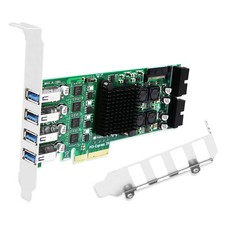8-Ports PCIE Superspeed 5Gbps USB 3.0 Card for Windows and Linux Desktop PCs,...