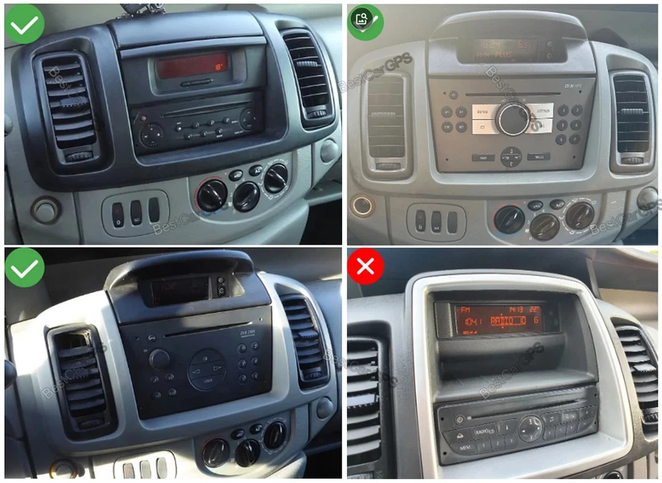 DAB+ 64GB Carplay Autoradio Für Renault Trafic MK2 OPEL Vivaro A  GPS Android 14 - Bild 3 von 4