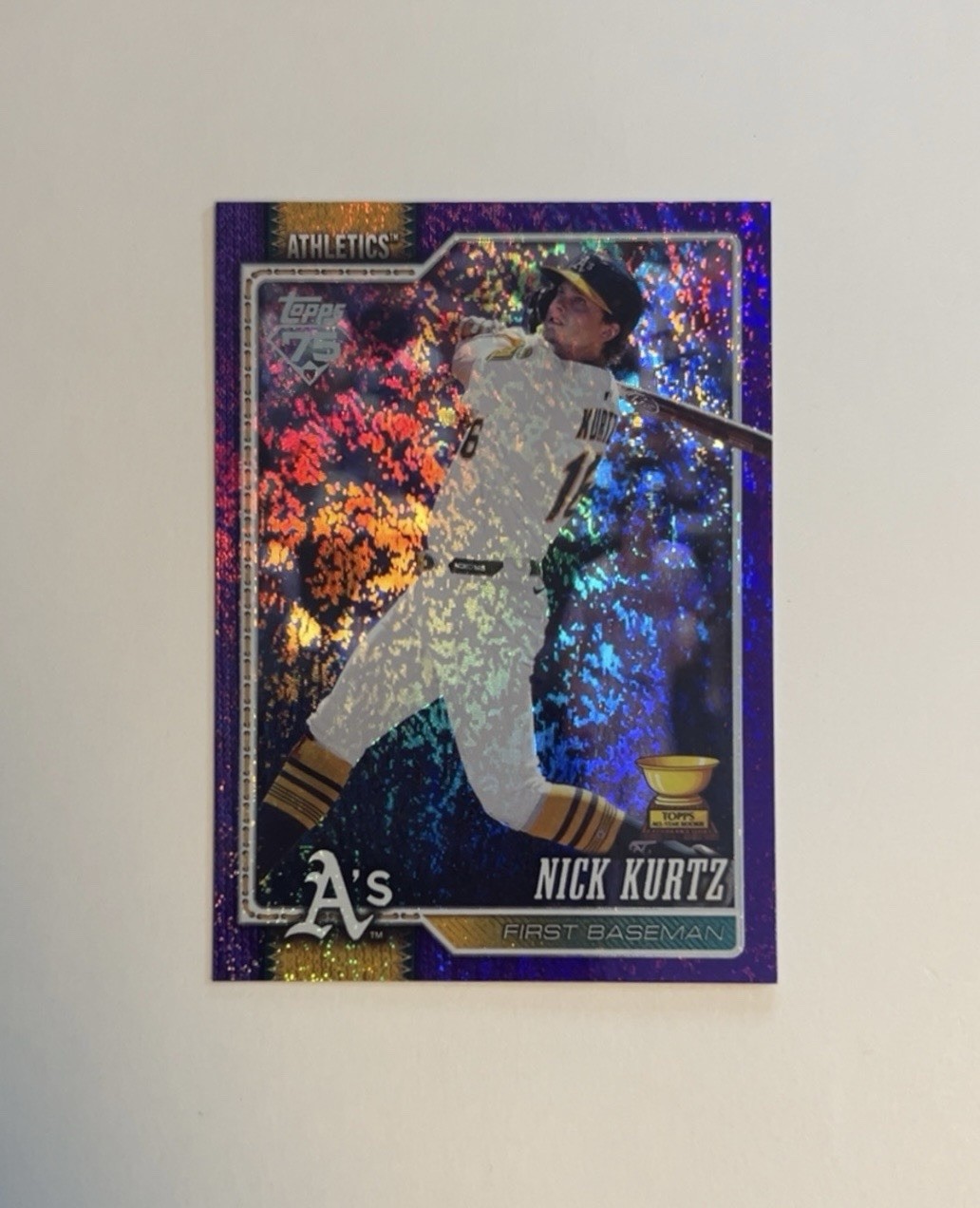 2026 Topps Series 1 - Nick Kurtz #97 Purple Holofoil /250