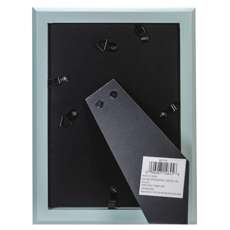 International Designs 807-57 Linear Picture Frame, 5x7, Seafoam Blue - Image 4 of 4