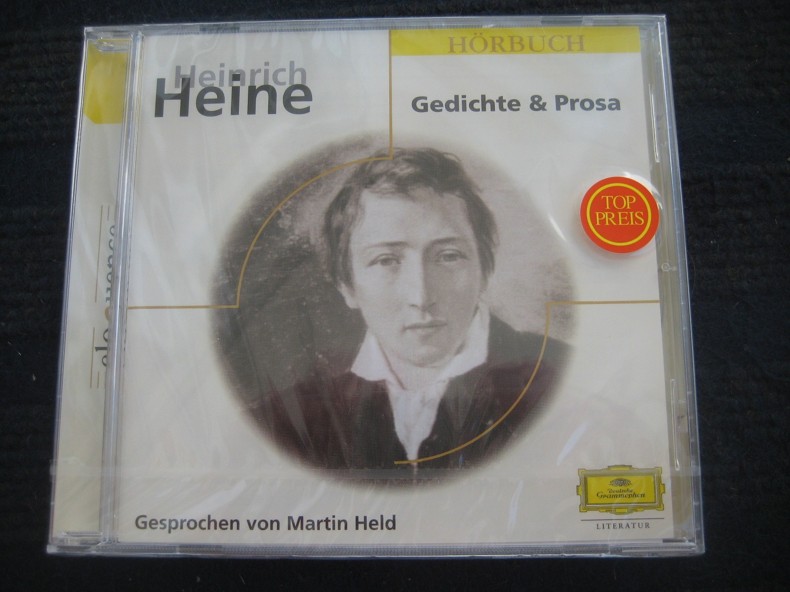 Hörbuch HEINRICH HEINE  Gedichte und Prosa  Gesprochen von Martin Held NEU & OVP - Heinrich Heine