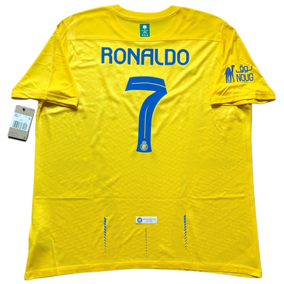 2023/24 Al Nassr Authentic Home Jersey #7 Ronaldo 2XL Nike Player
