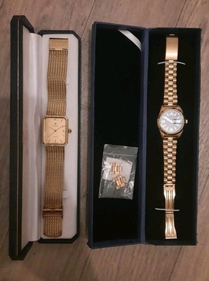   2 Armbanduhren Herren vergoldet? OVP + Papiere, Splendor SA,  Eden, Astron