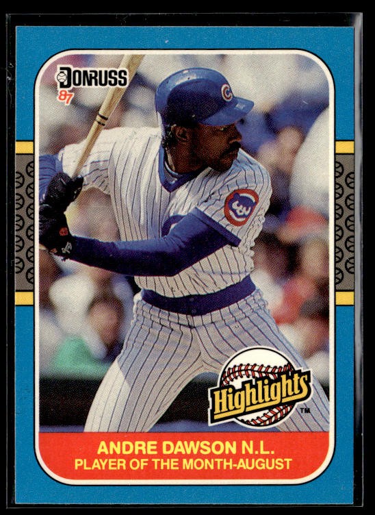 1987 Donruss Highlights Andre Dawson #31 Chicago Cubs