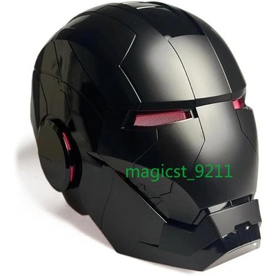 iron man helmet for sale ebay Iron-Man MK50 Electronic Cosplay Helmet, VoiceTouch Control with LED Eyes the gold and red paint carved into metal texture Marvel Legends ~ IRON MAN