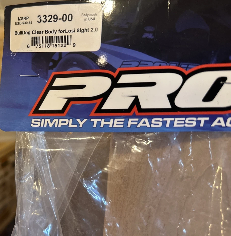 Pro-Line Racing #3329 BullDog Clear Body for 8ight 2.0 - Image 2 of 4