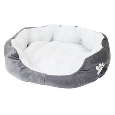 Dog Bed for Small Dogs, Cozy Calming Pet Bed for Dogs Cats, Anti-Anxiety, Non-Sl