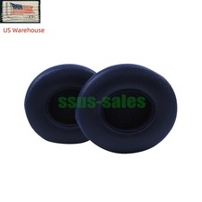 Dark Blue Ear Pads Compatible Wireless Bluetooth Beats SOLO3 SOLO2 Headphones