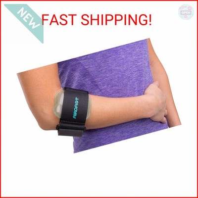 Aircast Pneumatic Armband: Tennis/Golfers Elbow Support Strap, Black
