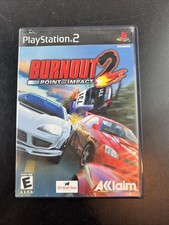 Burnout 2: Point of Impact (PS2 Playstation 2) Tested CIB w/ Manual + Reg Card
