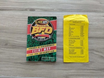 BFD 6 Live 105 Program Schedule & Event Map