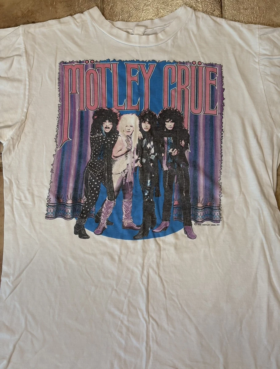 Vintage Motley Crue Shirt In Men's T-Shirts for sale | eBay