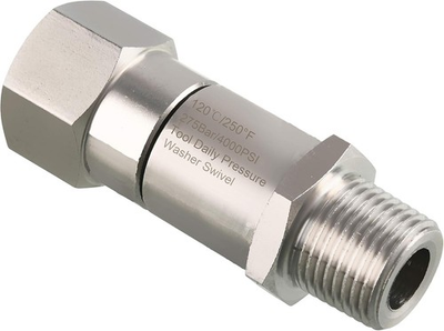 #ad #ad Pressure Washer Swivel 3 8 Inch NPT M Male Thread 4000 PSI Stainless Steel $18.59