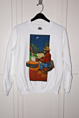 Official Smokey the Bear Fire Prevention Program Sweater