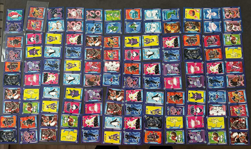 Pokemon Cards Sticker Lot 60 Collection