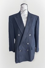 Vintage 80s 90s Christian Dior emporium capwell double breasted suit blazer Mens