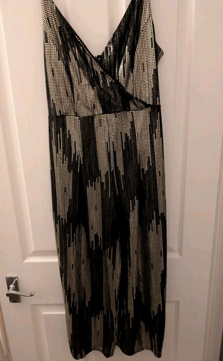 Sequin F F Jumpsuit UK