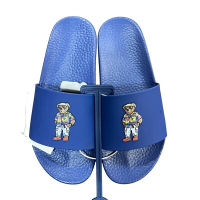 NWT Polo Bear by Ralph Lauren Men's Casual Slide Sandals Limited