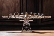 Stainless Steal Model Heavenly Hercules Bomber Vintage Metal Time for Machine