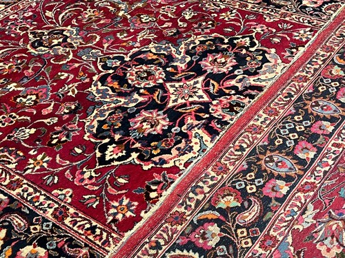 Eleganter Handgeknüpfter Orientteppich Mesched Signiert 310x205 cm carpet rug - Bild 19 von 24