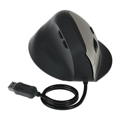 Computer Vertical Cord Mouse 800/1200/1600DPI Ergonomic Quiet USB Plug Play - Picture 5 of 13