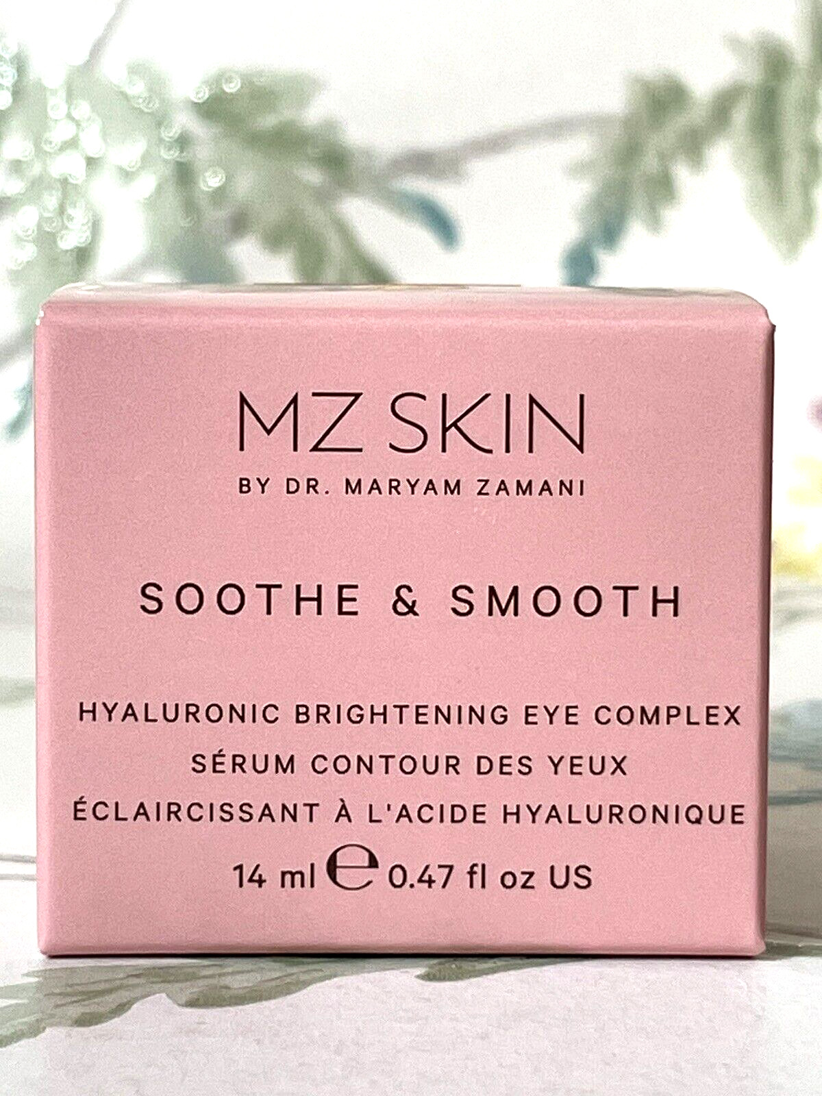 MZ Skin Soothe And Smooth Hyaluronic Brightening Eye Complex Cream 14ml RRP £110