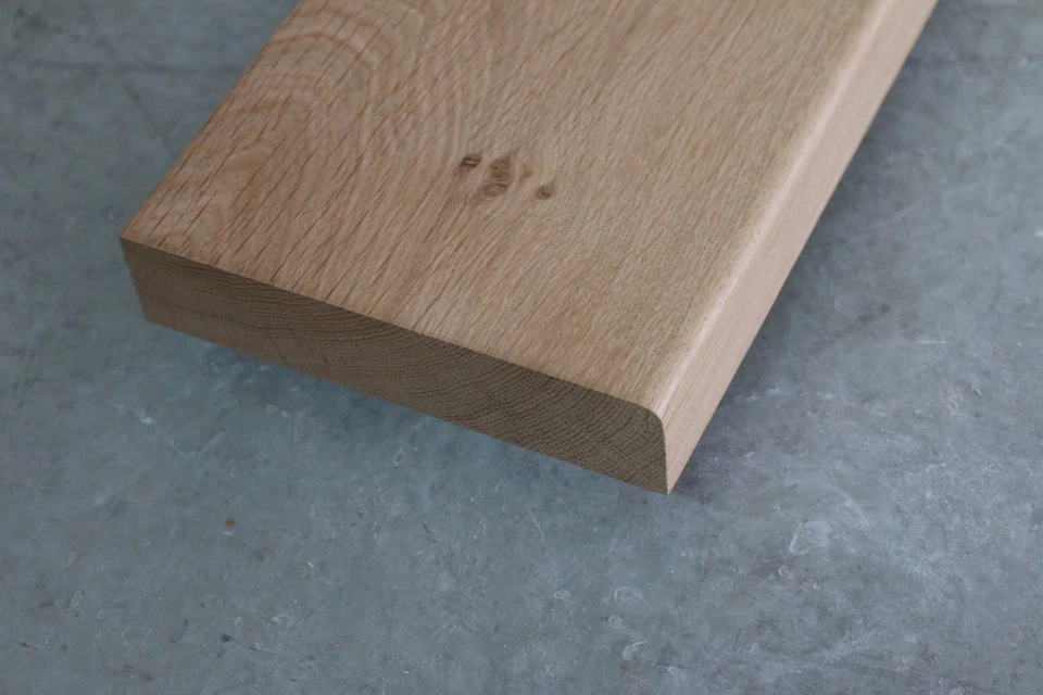 Fensterbank Eiche Lackiert Massiv Holz Fensterbrett Brett Bohle NEU für Fenster - Bild 4 von 4