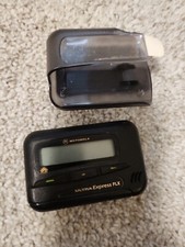 Vintage Motorola Ultra Express Brown, Tea. Blackl Or PurplePager W/ Holster
