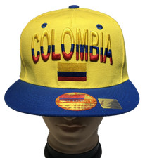 COLOMBIA Team color 3D Embroidered Snapback Cap Adjustable Baseball Hat LOT 1-12