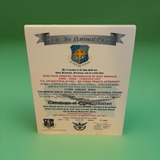 AIR NATIONAL GUARD - MISS ANG / 172ND AIRLIFT WING~CERTIFICATE OF COMMENDATION