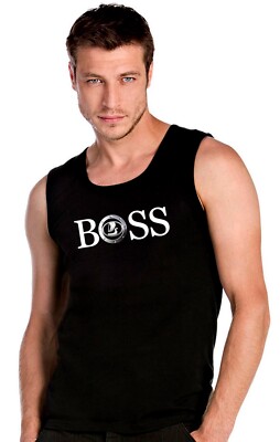 Lada Russische BS Auto Logo Schwarz Ärmellos T-Shirt Tank Top -2990_SW