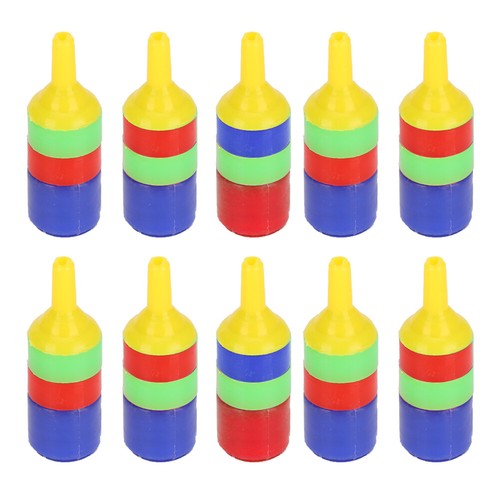10Pcs/Set Air Stone Cylinder Aquarium Pond Diffuser Oxygen Bubble Pump Fish Tank