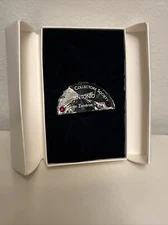 Swarovski Crystal SCS 2003 Antonio Title Plaque 2.7" Small Chip