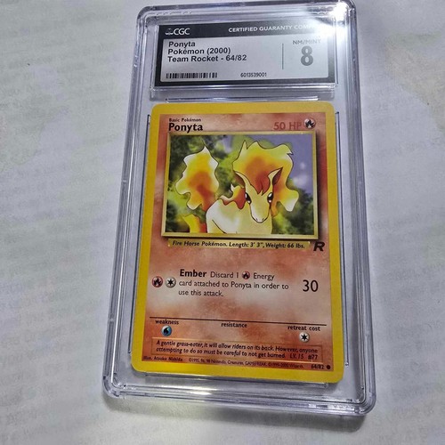 Ponyta (1st Edition) graded CGC 8 for sale on eBay