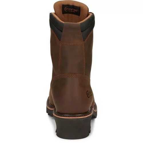 Chippewa Boots Valdor 8" Waterproof | Color Brown (73236) 9.5EE - Picture 2 of 5