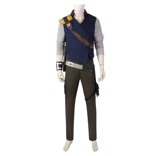 Cal Kestis Cosplay Costume Top Pants Belt Outfits Halloween Carnival Suit Party - Picture 2 of 12