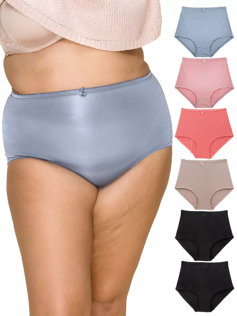 XXXL 4XL 5XL Plus Size Women Panties High Waist Color Patchwork