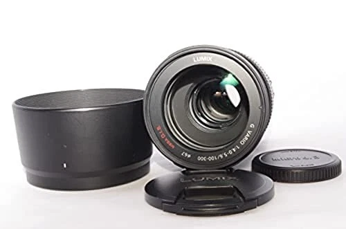 Panasonic H-FS100300 SLR Telephoto lens Black MEGA O.I.S. 100-300mm F/4.0-5.6