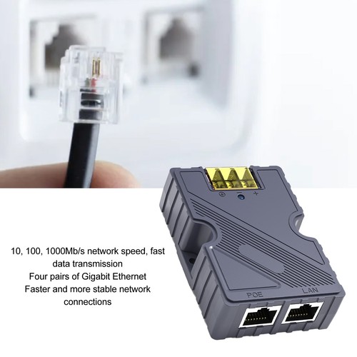 150W PoE Injector DC48-57V, 3A for Starlink Internet Kit Surge Protection LAN - Picture 7 of 24