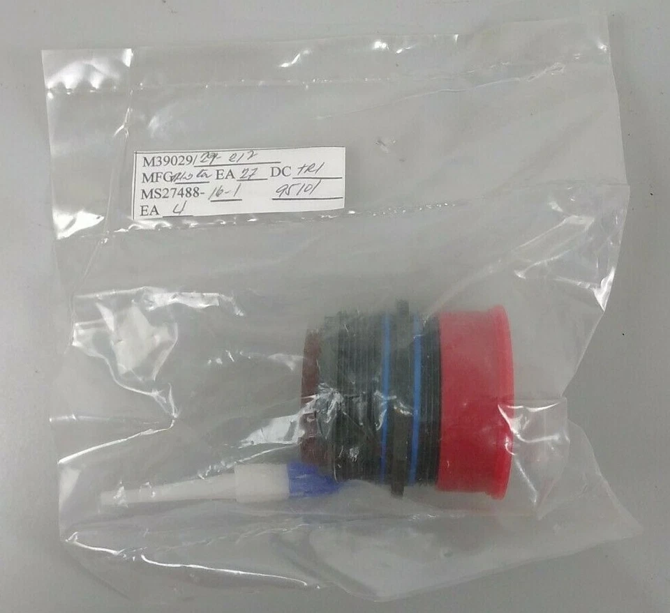 Lot of 5 Misc Mil-Spec Connectors MS27488-16-1 M39029 Amphenol MS3452W28-21P - Image 4 of 4