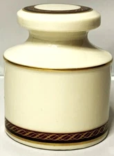 Lenox Monroe Porcelain Paperweight Blotter 3 1/2 x 2 7/8 inches 