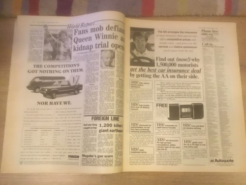 Gulf War Daily Express Tuesday February 5th 1991 _ Mint Condition - Picture 6 of 12