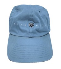 Nike Golf Logo Hat Cap Strapback Blue Club Hat Adjustable
