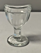 Antique Vintage CLEAR GLASS EYE WASH CUP