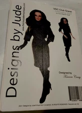 DESIGNS BY JUDE  2021 - VDC CLUB GRACE -STYLE - FOR 16.5 RTB101 DOLLS