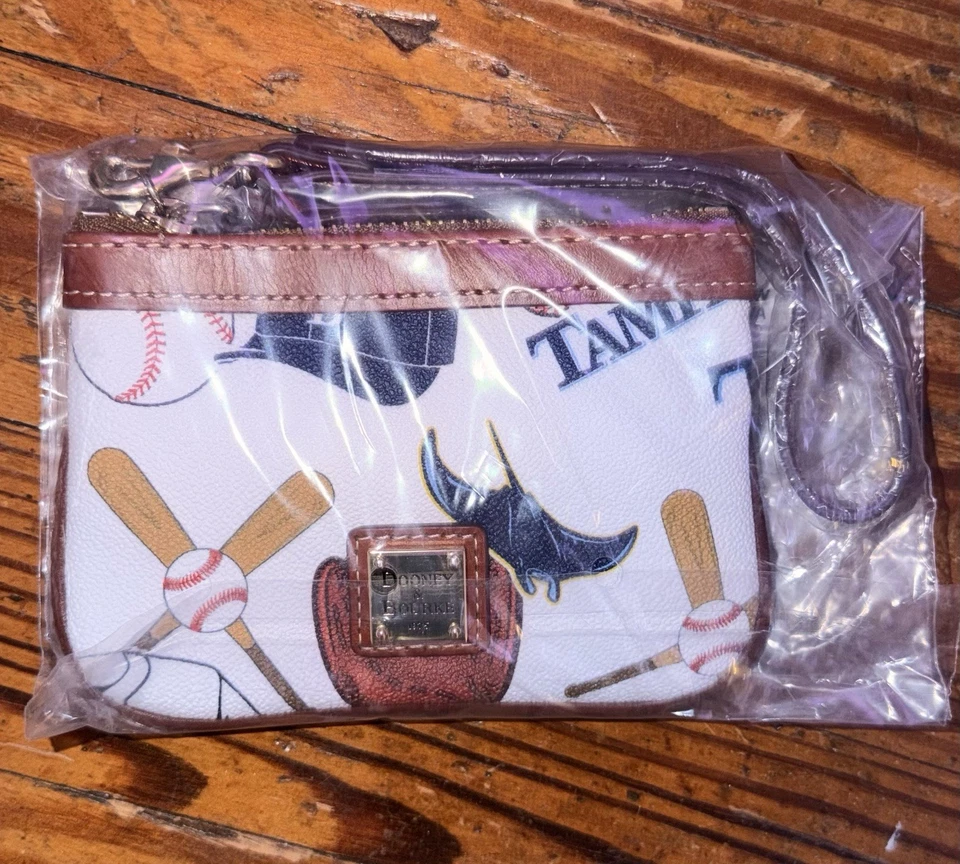 Tampa Bay Rays Dooney And Bourke Crossbody Purse MLB Baseball - Image 4 of 4