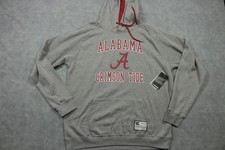 Alabama Crimson Tide Hoodie Sweatshirt Mens XL Gray NCAA Football Colosseum