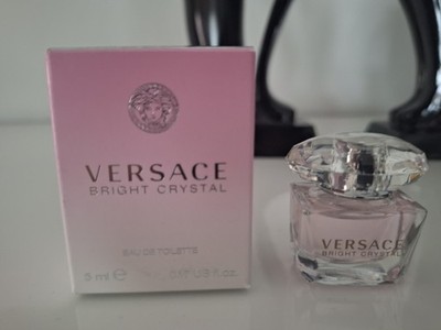 Versace Bright Crystal Eau de Toilette EDT 5ml Miniatur Damen Sammler Neu OVP