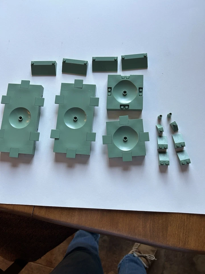 PLACAS BASE LEGO CAMPO DEPORTIVO VERDE Foto 3 de 3